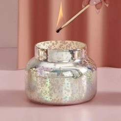 Turquoise Door Tomball Fun Gift Ideas CAPRI BLUE 19 OZ MERCURY JAR-ALOHA ORCHID