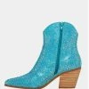 Turquoise Door Tomball DIVA RHINESTONE BOOTIE-TURQUOISE Best Sellers