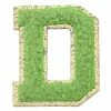 Turquoise Door Tomball D CHENILLE GLITTER LETTER PATCH