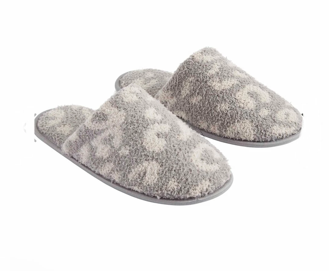 Buy ๐ Turquoise Door Tomball LEOPARD CHENILLE SLIPPER-GREY ๐ฏ 3 Turquoise Door Tomball LEOPARD CHENILLE SLIPPER-GREY