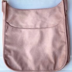 Turquoise Door Tomball AHDORNED-BLUSH VEGAN MESSENGER BAG