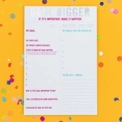 Turquoise Door Tomball Fun Gift Ideas GOAL DIGGER NOTEPAD