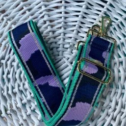 Turquoise Door Tomball Accessories ADJUSTABLE PURPLE/TEAL BAG STRAP