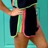 Turquoise Door Tomball RAINBOW SIDE SHORTS
