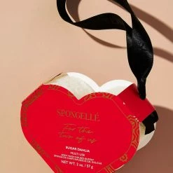 Turquoise Door Tomball SPONGELLE-SUGAR DAHLIA HEART BUFFER Bath & Body