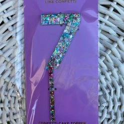 Turquoise Door Tomball CONFETTI CAKE TOPPERS-7