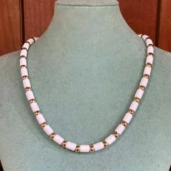 Turquoise Door Tomball POPPY NECKLACE-WHITE What's New