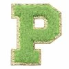 Turquoise Door Tomball P CHENILLE GLITTER LETTER PATCH