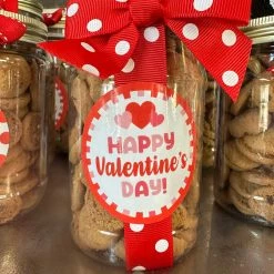 Turquoise Door Tomball CHOCOLATE CHIP COOKIE PINT JAR-HEARTS