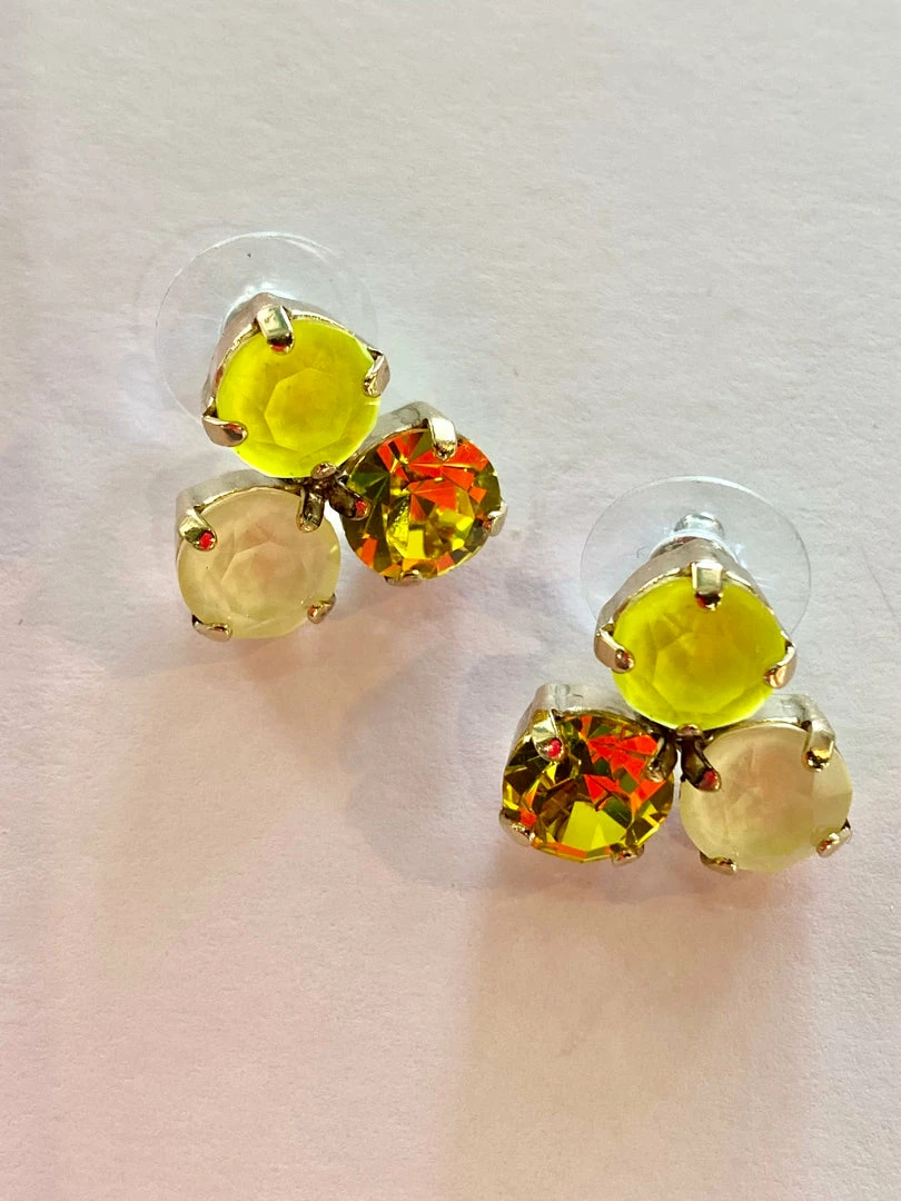 Brand new ๐ฅฐ Turquoise Door Tomball Jewelry INES EARRING IN YELLOW MIX ๐ 3 Turquoise Door Tomball Jewelry INES EARRING IN YELLOW MIX