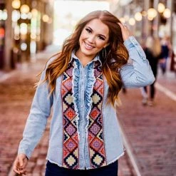 Turquoise Door Tomball CLYDE TOP What's New