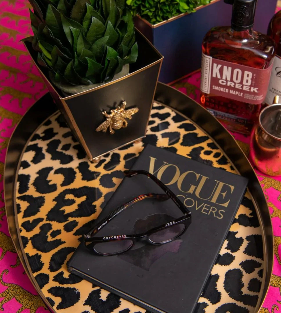 Budget โ Turquoise Door Tomball LEOPARD SPOTS OVAL TRAY Home ๐ฏ 5 Turquoise Door Tomball LEOPARD SPOTS OVAL TRAY Home