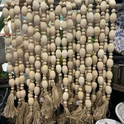 Turquoise Door Tomball MANGO WOOD BEAD GARLAND